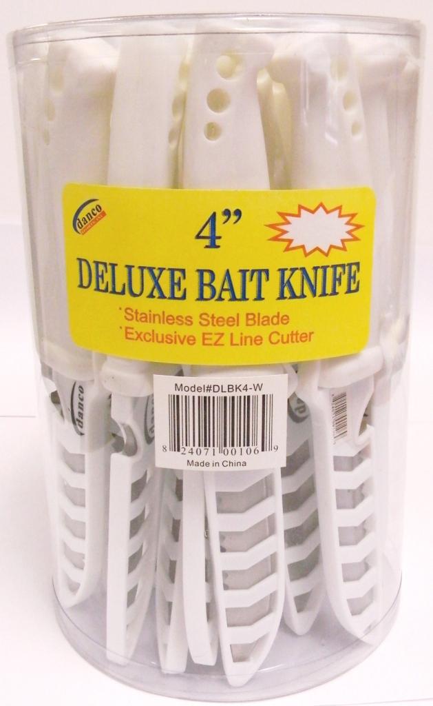 DANCO DELUXE 4' BAIT KNIFE DISPLAY 24pc PDQ W/SHEATH