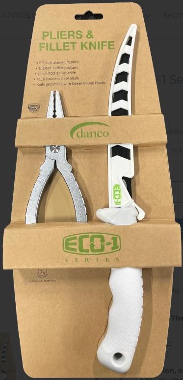 DANCO ECO FILLET KNIFE & PLIER COMBO 6.5' PLIER & 7' FILLET KNIFE W/SHEATH