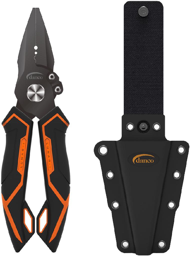 DANCO LUNAR-I 6.5' STAINLESS STEEL PLIER TUNGSTEN CARBIDE CUTTERS W/SHEATH