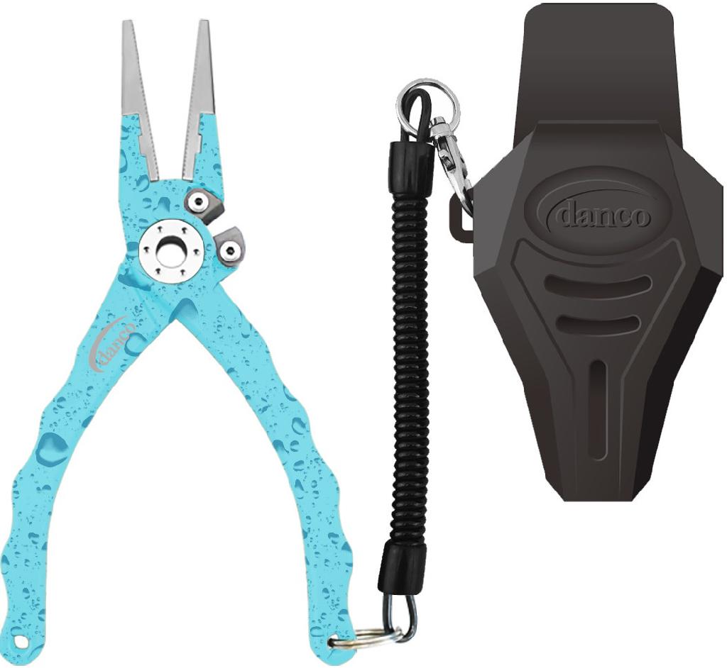 DANCO ADMIRAL 7.5' ALUM. PLIER SEAFOAM TUNGSTEN CARBIDE CUTTERS W/SHEATH