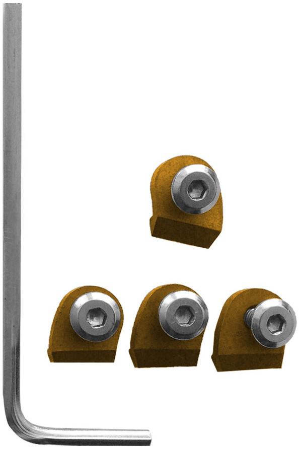 DANCO REPLACEMENT TITANIUM COBALT BLADES UNIVERSAL CUTTER REPLACEMENT KIT 4PK