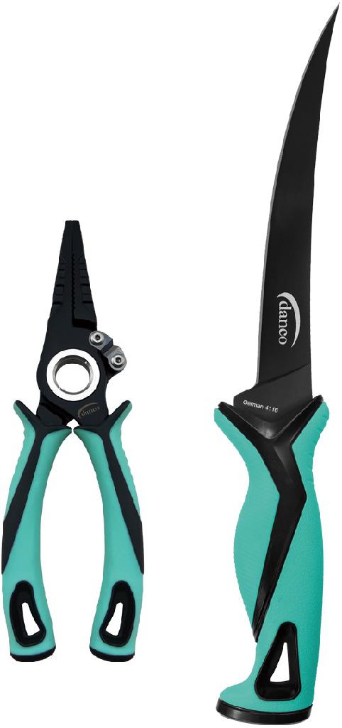 DANCO PRO KNIFE & PLIER COMBO SEAFOAM 7' KNIFE & 7.5' PLIERS W/SHEATH