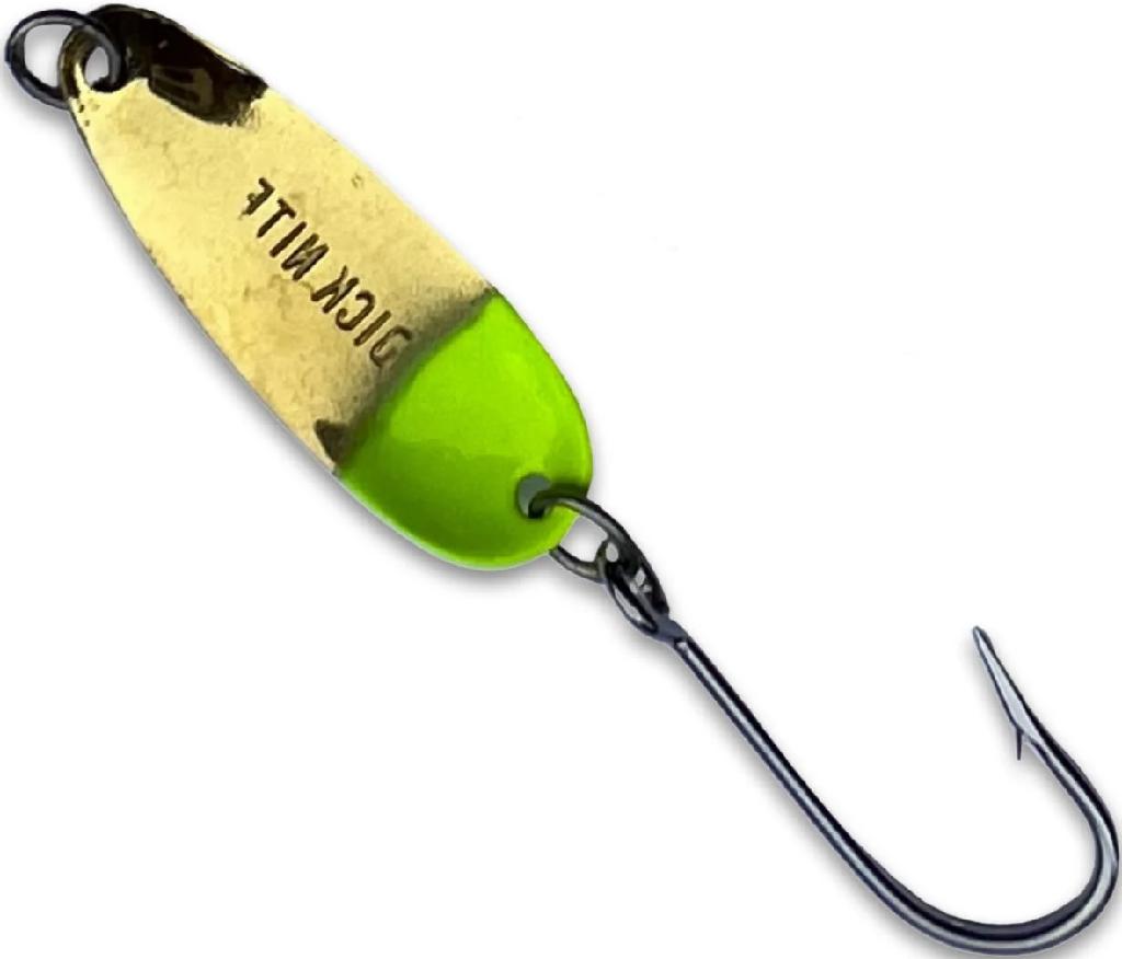 D/NITE #2 SPOON  BRASS/CHARTREUSE HEAD