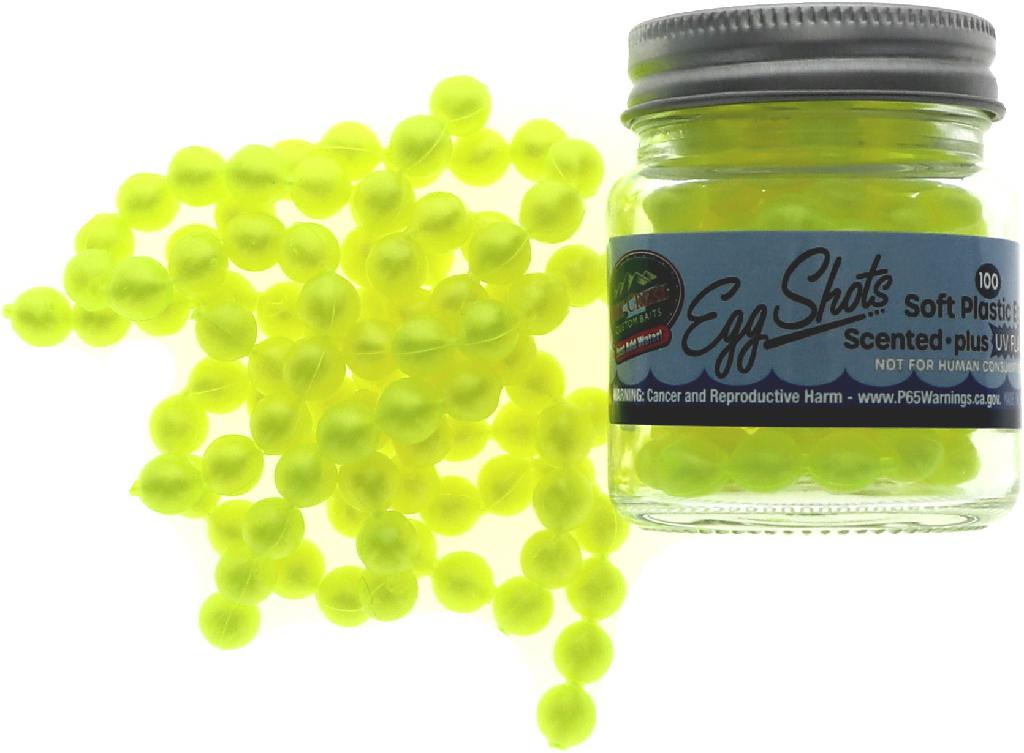 D.C. EGG SHOTS EGGS ANISE LIGHT BULB made w/Pro-Cure scents 100 eggs per jar