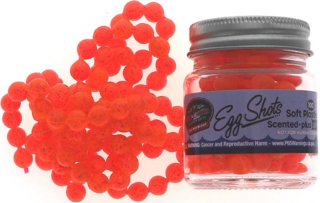 D.C. EGG SHOTS EGGS ANISE ORANGE PEEL made w/Pro-Cure scents 100 eggs per jar - D.C.