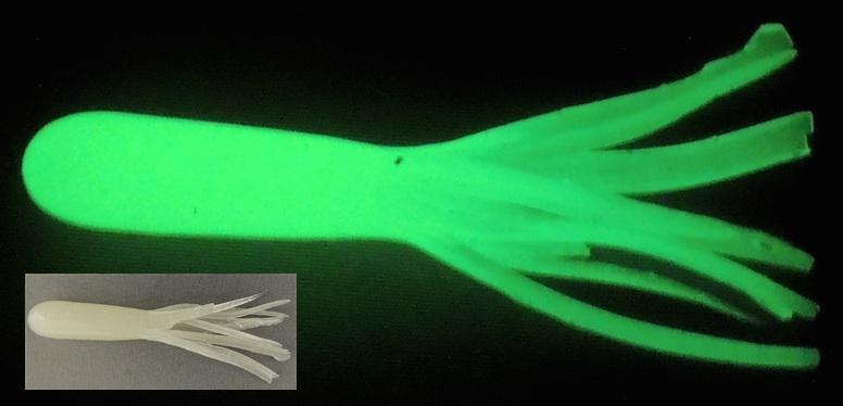 D.C. 2-1/4'SOLAR POWER TUBES(8)GLOW STIK (luminous green glow) - Gunarama