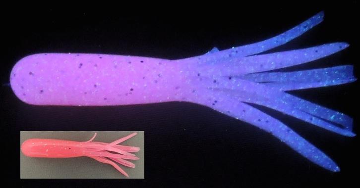 D.C. 2-1/4'SOLAR POWER TUBES(8)HOT FLASH (hot pink) - D.C.