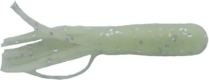 D.C. 2-1/4'SOLAR POWER TUBES(8)GLW MINNW (white/green glow/silver flake) - D.C.