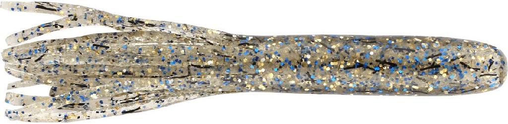 D.C.2-3/4'DROPSHOT TUBE(10)TRUE BLUEGILL (smoke w/blue/gold pepper) - D.C.2-3/4'DROPSHOT