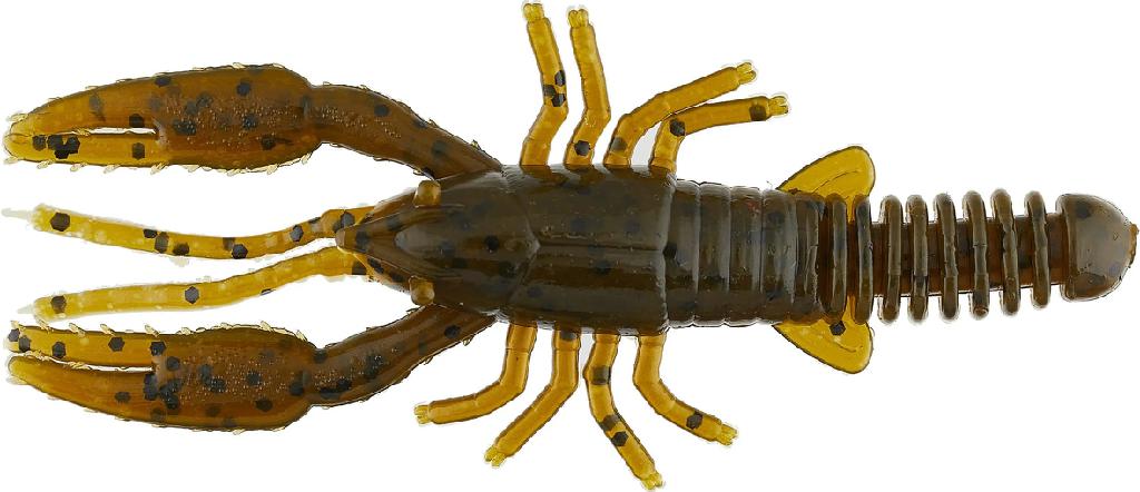 D.C. 3' DROP SHOT CRAW(12) GRN PKIN/PEP (green pumpkin pepper) - Gunarama