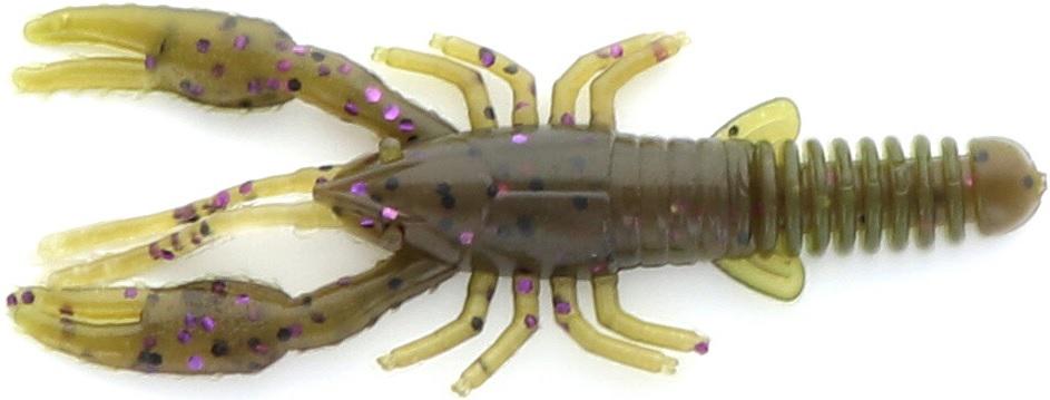 D.C. 3' DROP SHOT CRAW(12) POOP (old ugly green pumpkin swirl) - Gunarama