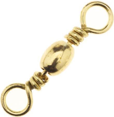 E.CLAW BRASS BARREL SWIVEL SZ 1 (4)