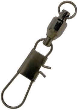 E.CLAW BALL BEARING SWIVEL W/SNAP BLK  3