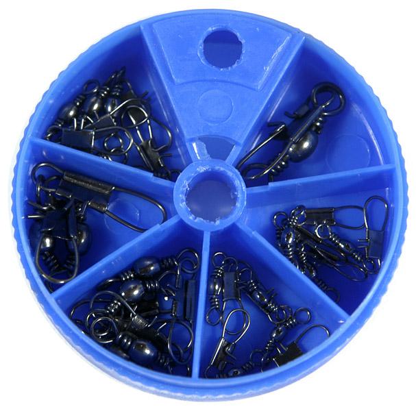 E.CLAW BLK INTLCK SWIVEL ASSORTMENT (20)