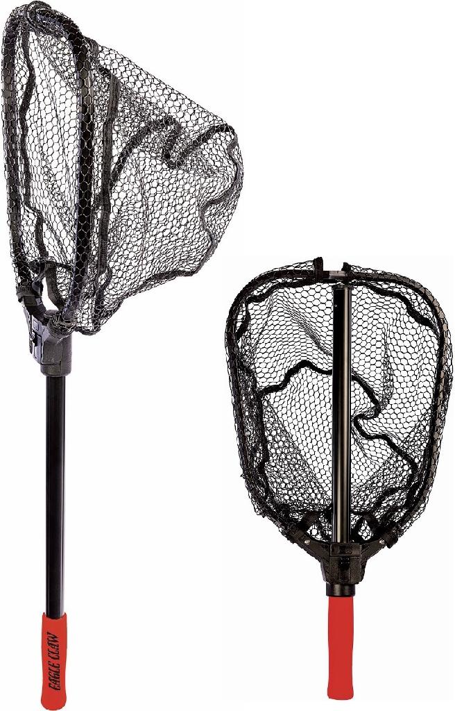 E.CLAW FOLDING RUBBER COATED NET MD 28.5' FOLDED 46' EXTENDED 44LB CAPACITY