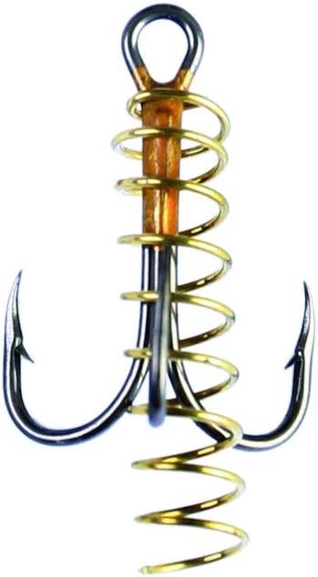 Eagle Claw 374SBA4 #4 Dough Bait Treble Hook with Spring 3pk