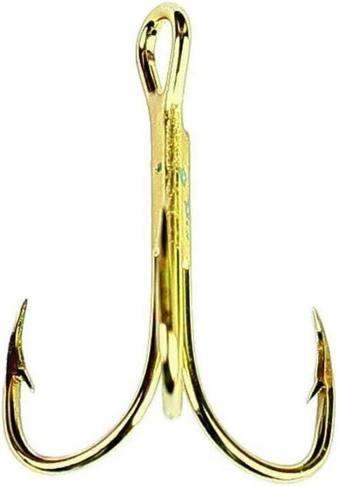 ECLAW #14 2X TREBLE HOOK(20) GOLD