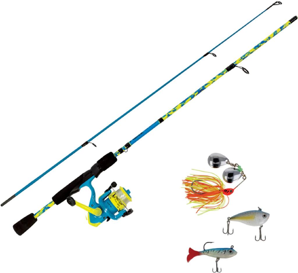 Eagle Claw CCLSSP2 5'6" Medium 2-Piece Spinning Combo - Eagle Industries