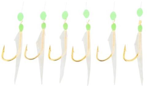 ECLAW GLOW HEAD HAGE FISH SKIN SABIKI #6