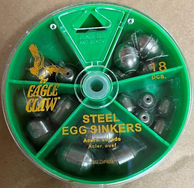 ECLAW NON LEAD EGG SINKER DIAL PACK(18)