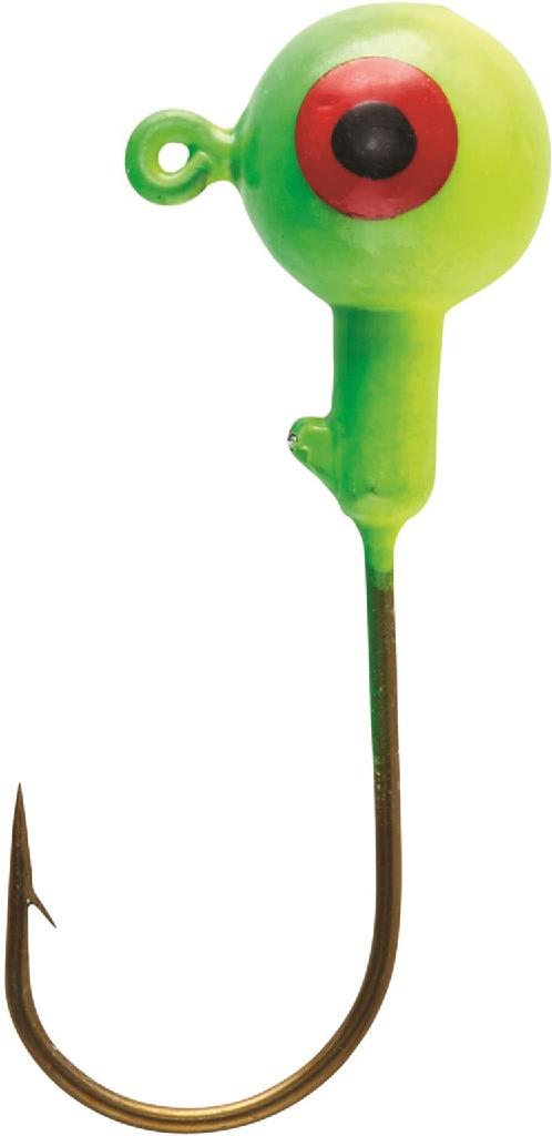 ECLAW BALL HEAD JIG 1/8oz(10) LIME/CHART