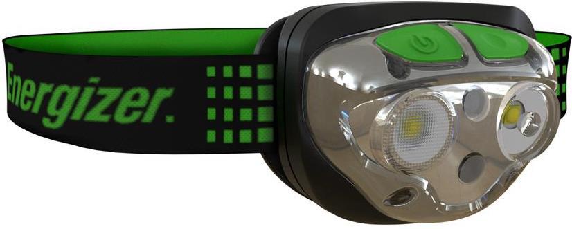 ENERGIZER RECHARGEABLE HEADLIGHT 400 LUMEN  USB CHARGE  SEVEN MODES  GREEN