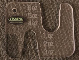 FISHENG LEAD SINKER GAUGE SMALL F/1-6oz