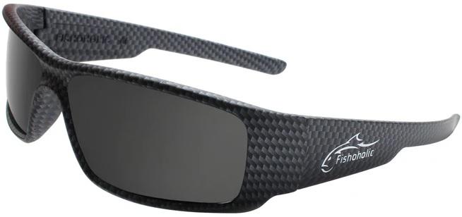 FH SUNGLASSES BLK CARBON FIBER BLK LENS POLARIZED WITH POUCH & HARD CASE