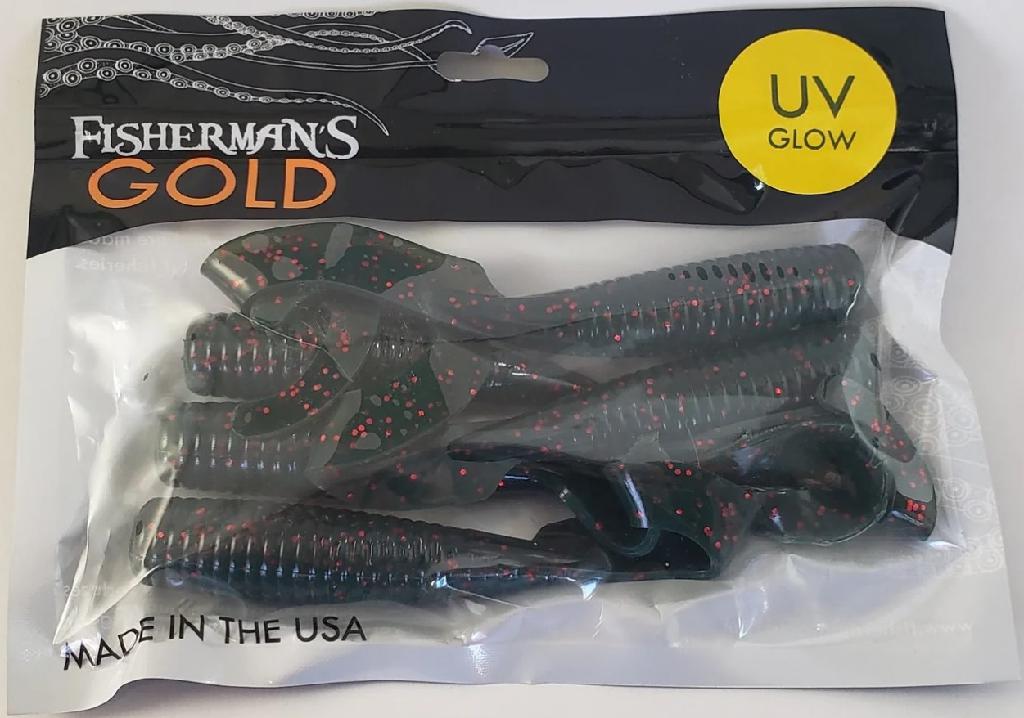 FISHERMAN'S CURLY TAIL GRUB 8' OILCAN UV 5-PACK