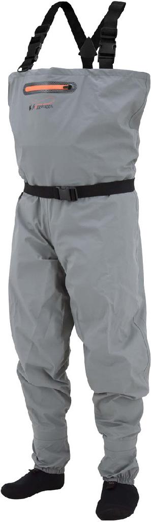 FROGG TOGGS CANYON II BEATHABLE WADER- STOCKING FOOT-GRAY-SM