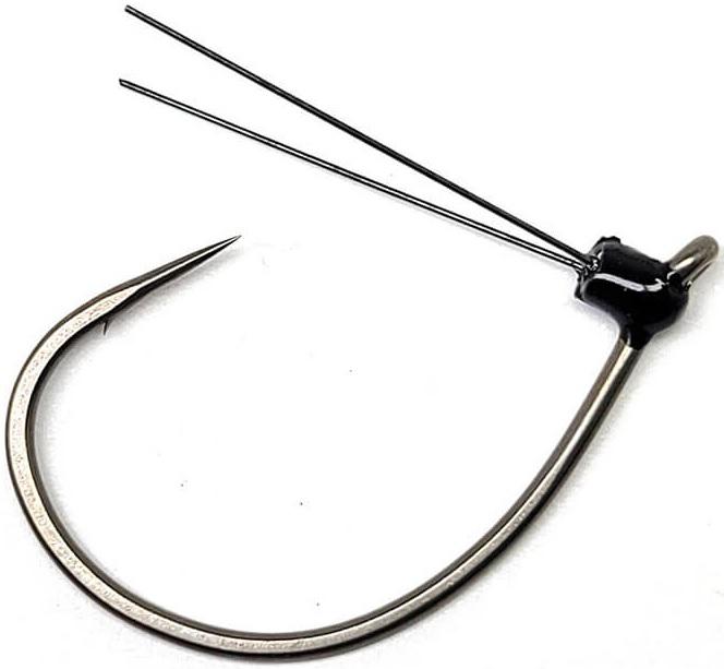 GAMA G-FINESSE WEEDLESS WACKY(4)  1/0 (NANO COATING W/TITANIUM WEED GUARD)