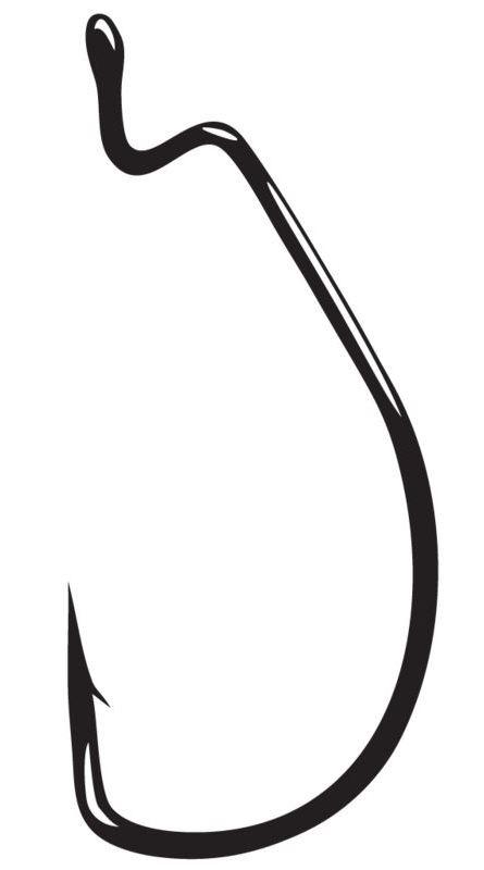 GAMA BLK SUPERLINE EX W/GAP WORM(4) 5/0