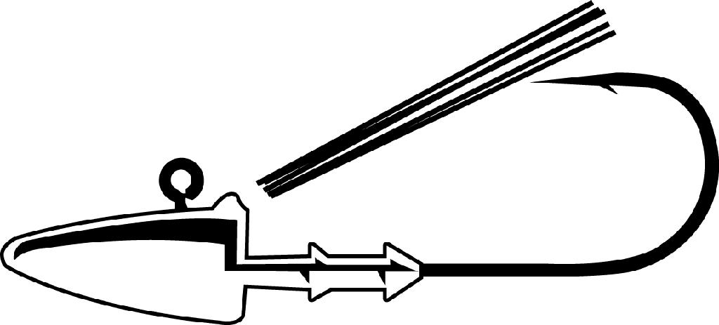 GAMA DARTER 26 JIG HEAD 2/0HK 1/8oz (5)