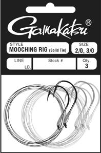 GAMA MOOCH RIG SOLID TIE 3PK 30# 5/0-6/0