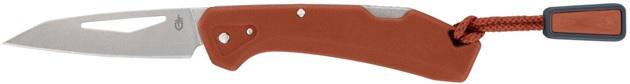 GERBER LST MINI FOLDING KNIFE PLAIN EDGE -BURNT ORANGE *HANGABLE*
