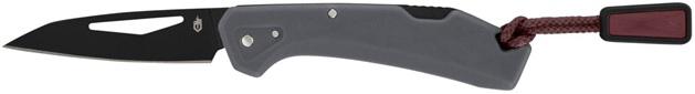 GERBER LST MINI FOLDING KNIFE PLAIN EDGE -GREY *HANGABLE*
