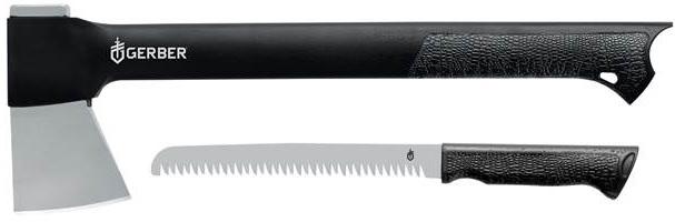 GERBER GATOR COMBO AXE II W/SAW (AXE HOLDS SAW IN HANDLE)