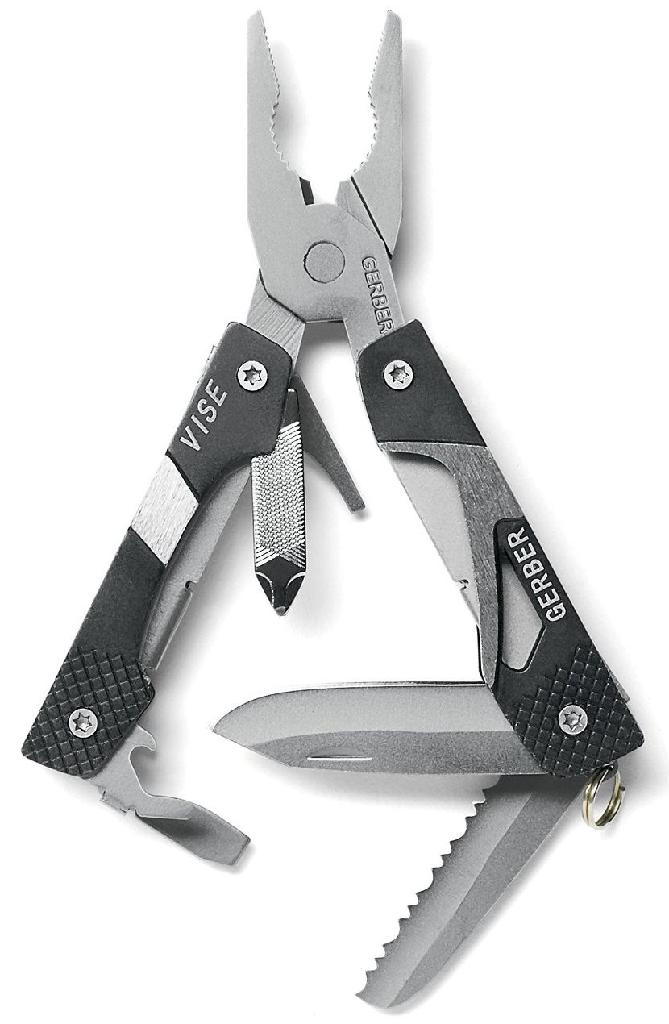 Gerber Vise Pocket Tool - Black, 0.5" Blade, 1.5" Handle, 4" Overall Length