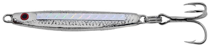 GIBBS MINNOW JIG 1/2oz  CHROME/SIL-HEX