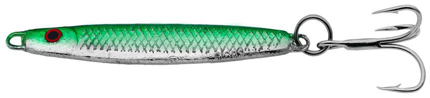 GIBBS MINNOW JIG 1/2oz  GREEN/CHROME