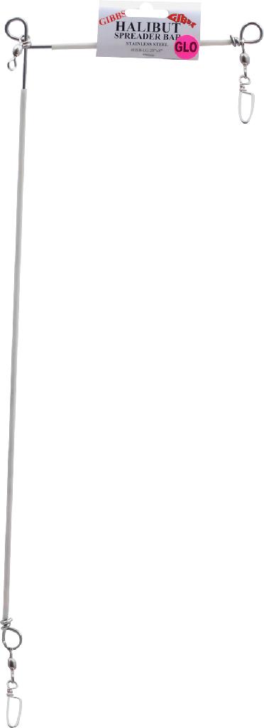 GIBB HALIBUT SPREADER BAR 20x8 LG-GLOW