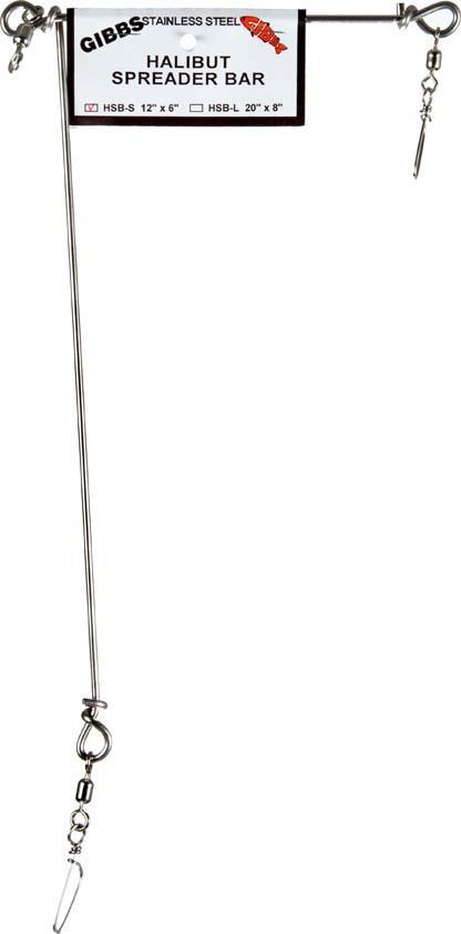 GIBB HALIBUT SPREADER BAR 12x6 SMALL