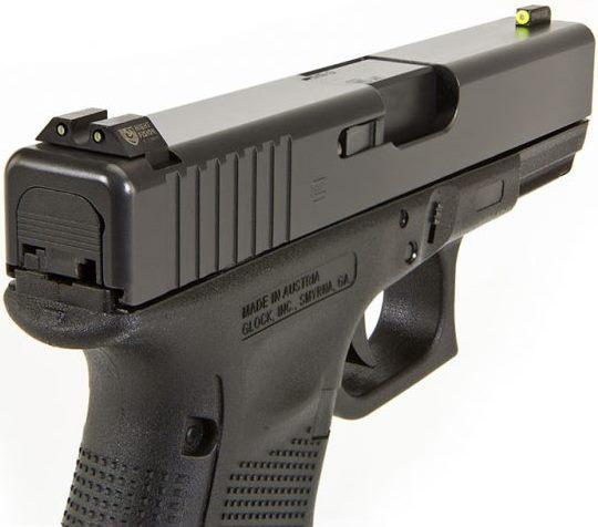 N.FISION PERFECT DOT NIGHT SIGHT (SET) (F-YELLOW R-BLACK)U NOTCH-GLOCK 20/21/40 - N.FISION