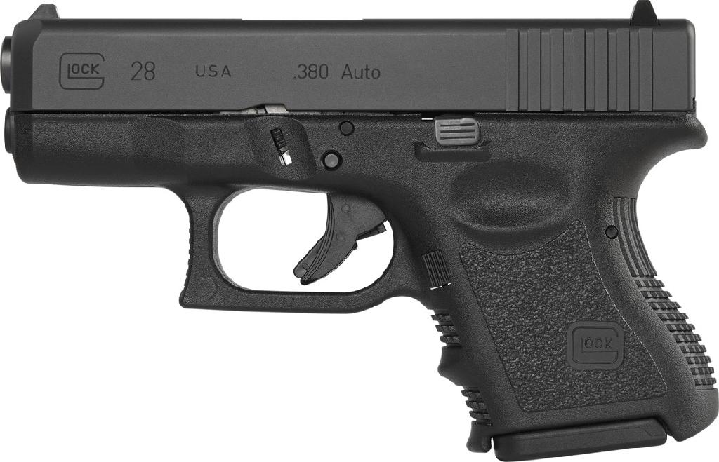 Glock G28 Gen 3 .380 ACP 3.43" Black Pistol