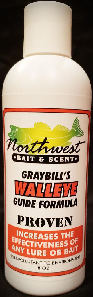 GRAY GUIDE FORMULA SCENT 8oz WALLEYE