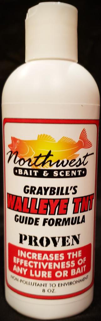 GRAY GUIDE FORMULA SCENT 8oz WALLEYE TNT