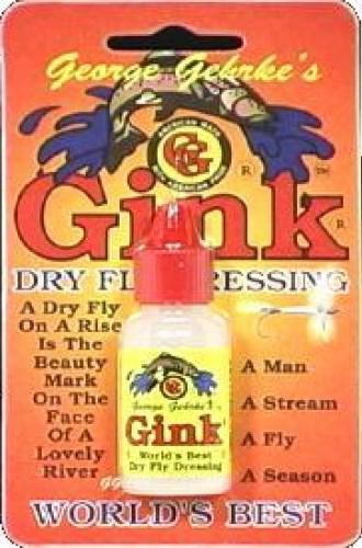 GEHRKE GINK FLOAT DRY FLY DRESSING CARD