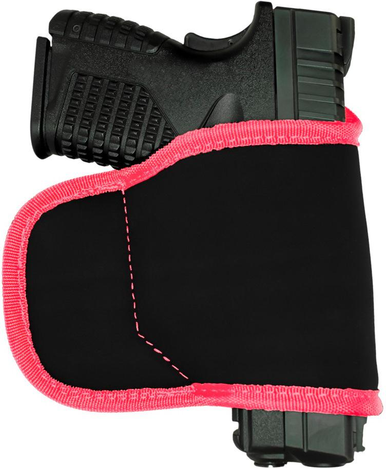 GROVTEC MUL-FIT RH SZ99 HOLSTER BLK/PINK FITS MEDIUM AND LARGE FRAME SEMI-AUTO