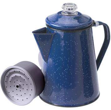 GSI ENAMELWARE 12 CUP COFFEE PERCOLATOR (BLUE)