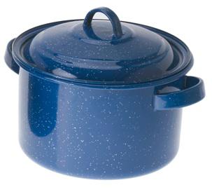 GSI ENAMELWARE  5.75 QT STOCK POT (BLUE)
